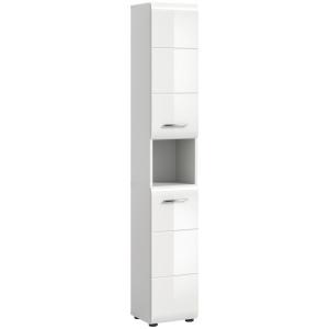 Hochschrank Ice weiß weiß Hochglanz B/H/T: ca. 30x185x30 cm…