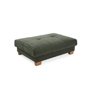 Hocker grün Microfaser B/H/T: ca. 144x46x99 cm