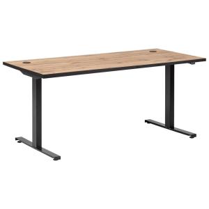 höhenverstellbarer Schreibtisch Serie 2000 Eiche Landhaus N…