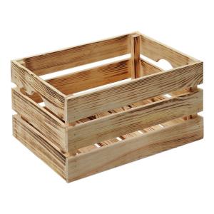 Holzkiste braun Kiefer B/H/L: ca. 30x23x40 cm