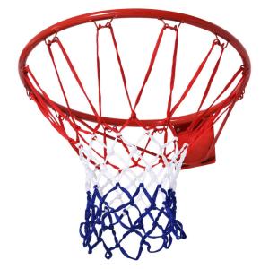 HOMCOM Basketballkorb rot H/D: ca. 46x46 cm