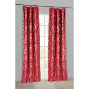 Home Essential Verdunklungsvorhang Roses rot B/L: ca. 140x2…