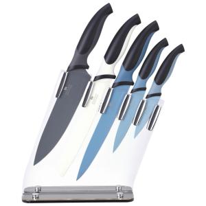 Household Blue Messerset mehrfarbig Edelstahl 5 tlg.
