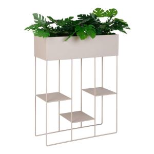 Housenordic Blumentopf Rabo sand Stahl B/H/L: ca. 25x80x60…