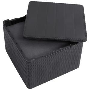 Jardin Aufbewahrungstisch Claire Graphit Polypropylen B/H/L…