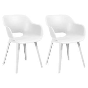 Jardin Gartenstuhl Akola weiß Polypropylen B/H/L: ca. 60x62…