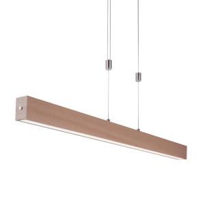 Just Light LED-Pendelleuchte AMANDA 11420-78 natur Aluminiu…