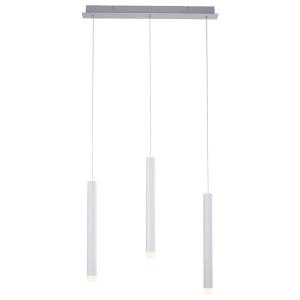 Just Light LED-Pendelleuchte BRUNO 15203-95 Alu Eisen Alumi…