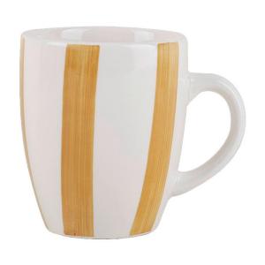 Kaffeebecher gelb Keramik