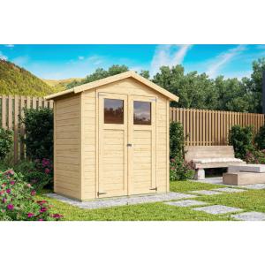 Karibu Gartenhaus Tito 1 natur B/H/T: ca. 180x222x123 cm