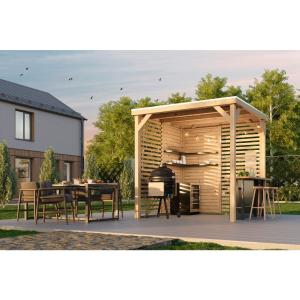 Karibu Pavillon Arizona natur Fichte B/H/T: ca. 231x243x231…