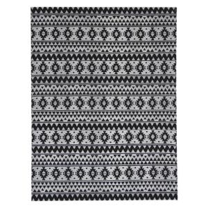 Kayoom Flachgewebeteppich Sunny 210 schwarz B/L: ca. 160x23…