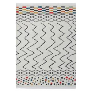 Kayoom Kurzflorteppich Agadir 410 weiß B/H/L: ca. 80x2,3x15…