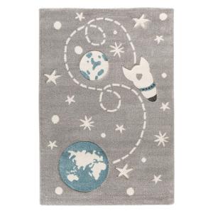 Kayoom Kurzflorteppich Australia - Yowah silber B/H/L: ca.…