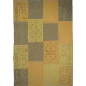 Kayoom Kurzflorteppich Lyrical 210 gelb B/L: ca. 160x230 cm