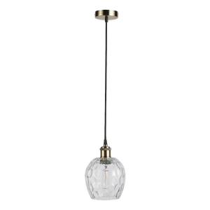Kayoom Pendelleuchte Mono transparent Glas B/H/L: ca. 16x23…