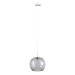 Kayoom Pendelleuchte Saturn grau Glas B/H/L: ca. 26x26x26 c…