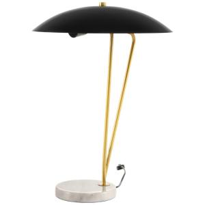 Kayoom Tischleuchte Kayani 125 schwarz gold Eisen Marmor B/…