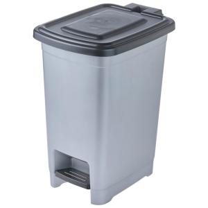 keeeper Treteimer olaf silber B/H/L: ca. 28x35x20,5 cm