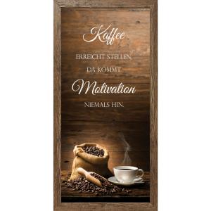 Keilrahmenbild Spruch B/H: ca. 49x23 cm