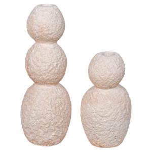 Kerzenhalter Candle beige Zement
