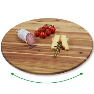 Kesper Dreh und Servierplatte natur Akazie B/H/L: ca. 40x4x…