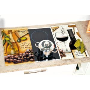 Kesper Herdabdeckplatte Italien bunt Glas B/T/L: ca. 30x0,8…