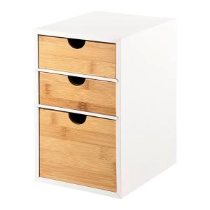 Kesper Organizer weiß Bambus B/H/L: ca. 21,5x27,5x17,5 cm