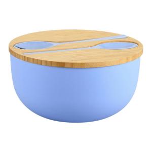 Kesper Salatschale braun Bambus B/H/L: ca. 24x13x24 cm