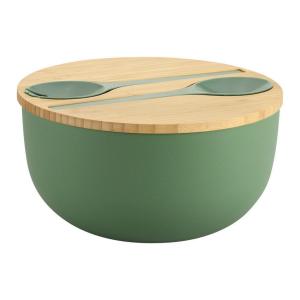 Kesper Salatschale braun Bambus B/H/L: ca. 24x13x24 cm