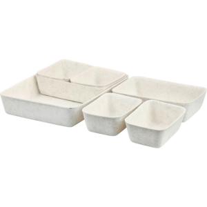 Kesper Schale weiß Polyester B/H/L: ca. 20x5x28,5 cm