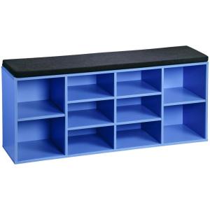Kesper Schuhregal blau Spanplatte B/H/T: ca. 103,5x48x29,5…