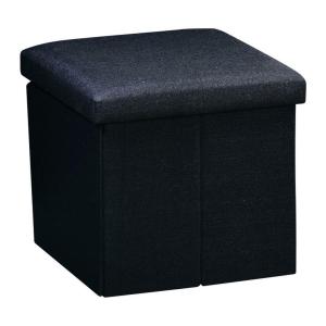 Kesper Sitzhocker schwarz B/H/L: ca. 38x38x38 cm