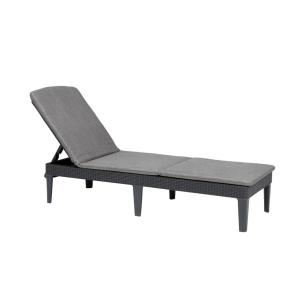 Keter Gartenliege Graphit Kunststoff B/H/L: ca. 58x29x188 cm