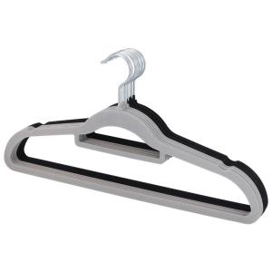 Kleiderbügel grau Kunststoff