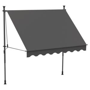 Klemm-Markise anthrazit B/L: ca. 195x250 cm