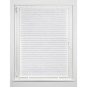 Klemmplissee weiß B/L: ca. 80x130 cm