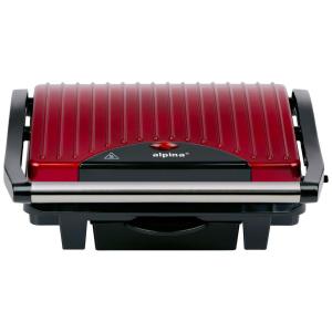 Kontaktgrill rot B/H/L: ca. 11,5x29,5x32,5 cm