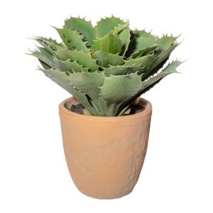 Kunstpflanze Echeveria grün Kunststoff B/H/L: ca. 20x40x20…