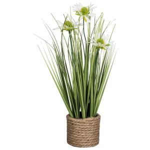 Kunstpflanze grün Kunststoff