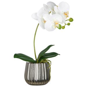 Kunstpflanze weiß Keramik H: ca. 39 cm