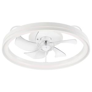 Lamkur LED-Deckenventilator FALCO 49885 weiß H/L: ca. 17x50…