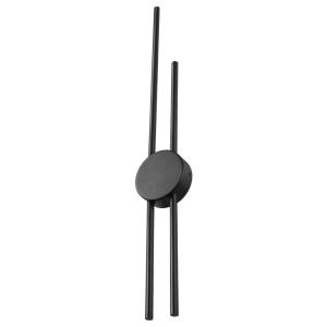 Lamkur LED-Wandleuchte LANA 47461 schwarz Metall H/L: ca. 8…