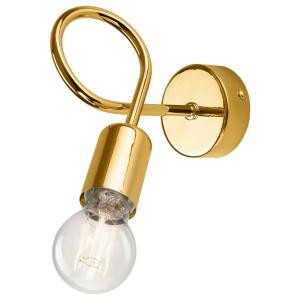 Lamkur Wandleuchte CAMILLA 36830 gold Stahl H/L: ca. 18x8 c…