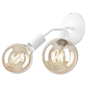 Lamkur Wandleuchte VIGGO 39398 weiß Stahl H/L: ca. 14,5x23…