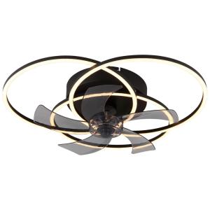 LED-Deckenventilator H/D: ca. 175x58 cm