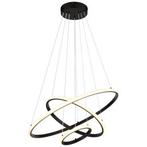 LED-Pendelleuchte Metall Kunststoff H/D: ca. 105x60 cm