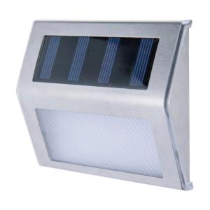 LED Solar-Außenleuchte 4er-Set NV5282104 silber Eisen B/H/L…