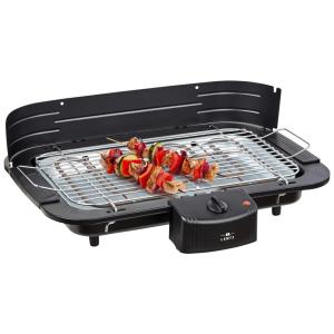 LENTZ Barbeque-Grill schwarz Edelstahl Metall B/L: ca. 22x3…