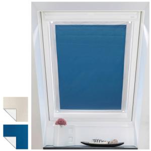 LICHTBLICK Dachfenster-Sonnenschutz VD blau B/L: ca. 36x76,…